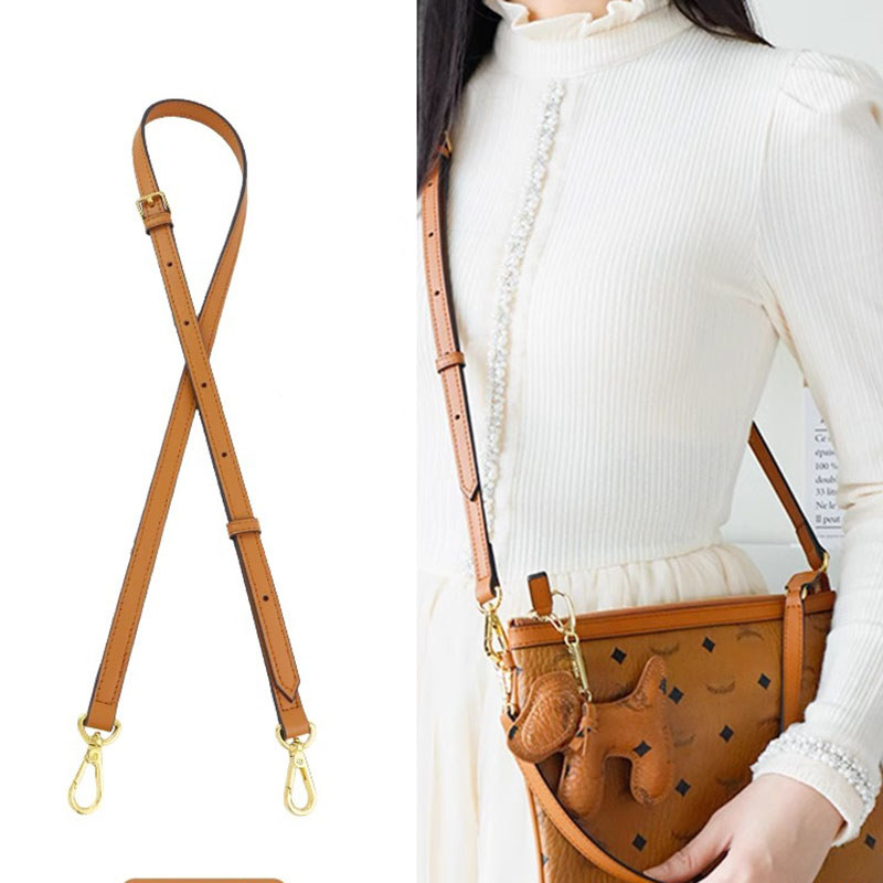 Leather Purse Strap Replacement Crossbody Handbag Long Adjustable Strap for MCM Mini/Small Toni Vise
