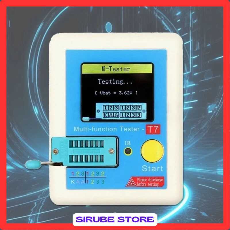 Meter Multifunctional Transistor Tester Resistance Thyristor - LCR-T7