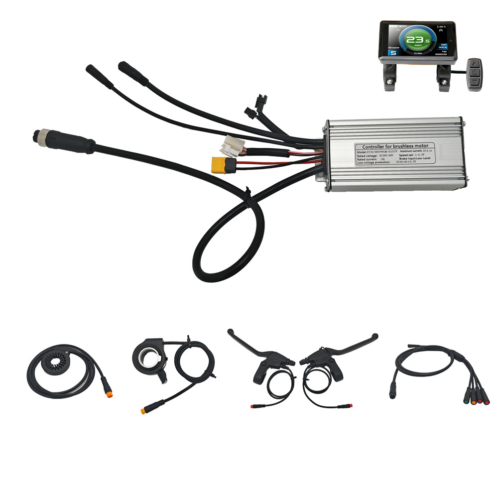 Ebike 48V 750W 25A Controller Kit for Bafang G062 Hub Motor with splay Throttle Brakes PAS Set