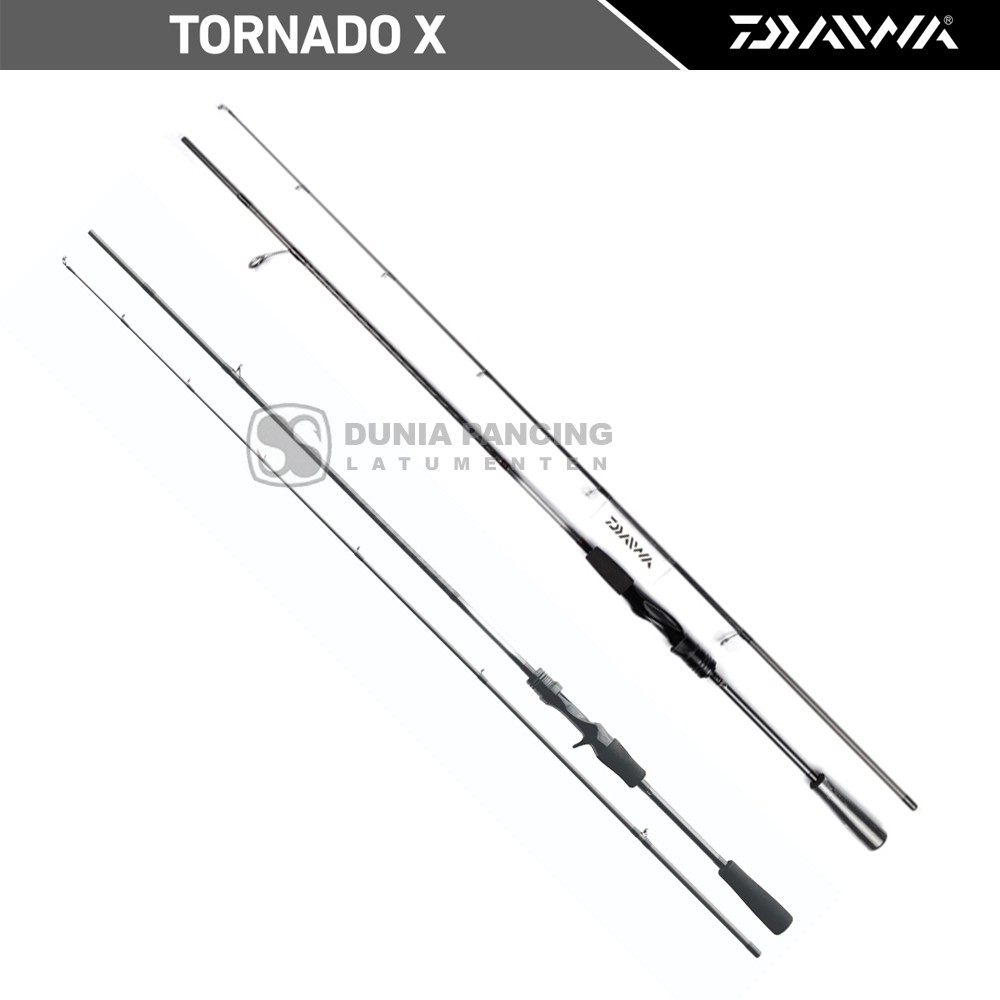 Joran DAIWA TORNADO X 2023 | Baitcasting | Spinning | BC | Casting | Pilih Ukuran