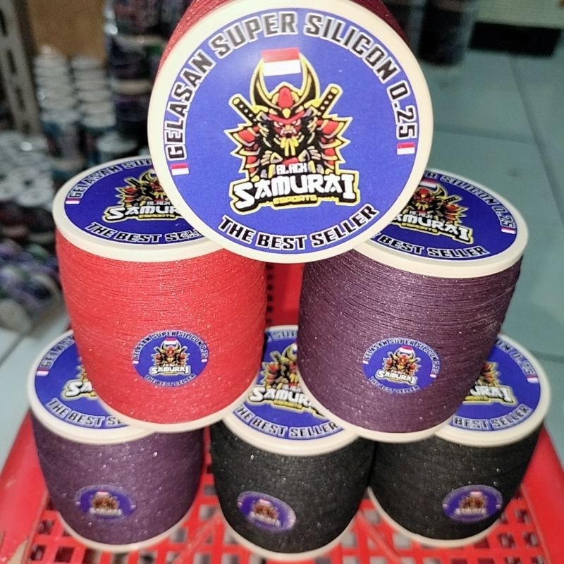 NEW GELASAN Gelasan Samurai Biru 0.25 Senar Bandung Kasar
