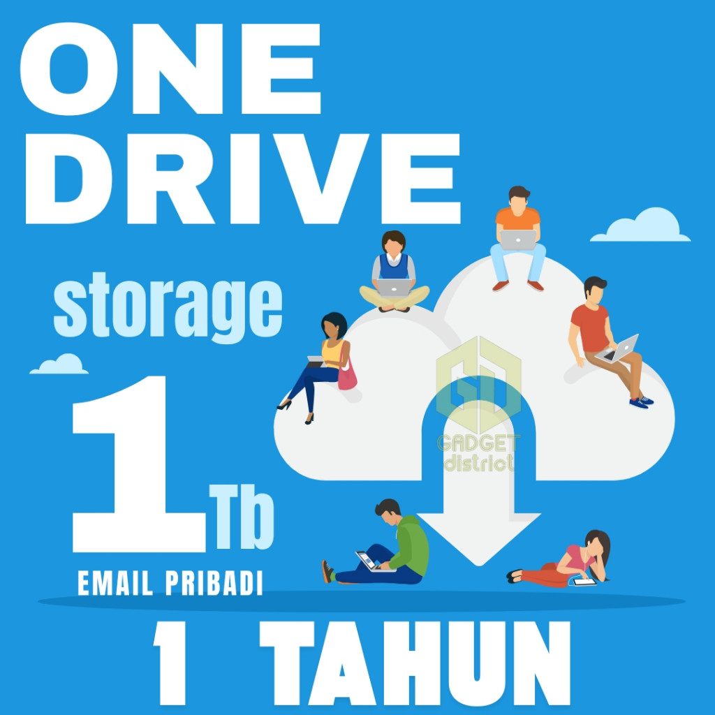 OneDrive 1TB 1 Tahun - Email Pribadi - Bisa Diperpanjang - Penyimpanan Cloud Aman dan Praktis
