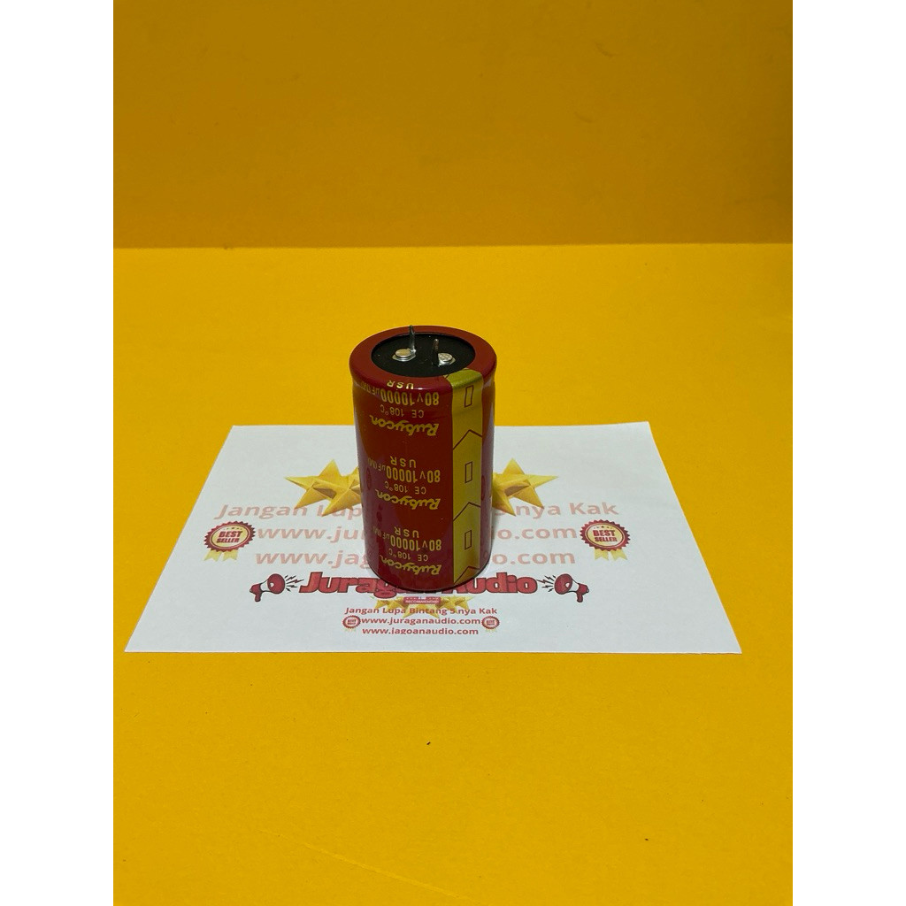 Kapasitor Capasitor Elco 80V 10000uf micro Merk Rubycon Rubikon