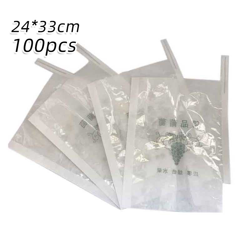 100Pcs Fruit Bag Transparan / Pembungkus Buah Kantong Jaring / Fruit Cover