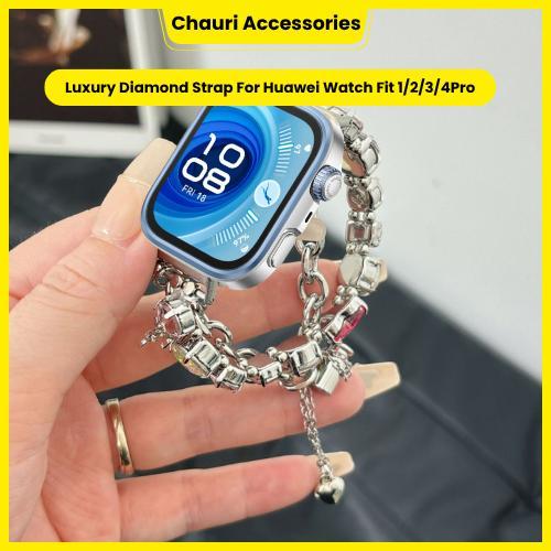 Luxury Diamond Strap for Huawei Watch Fit 1 Huawei Watch Fit 2 Huawei Watch Fit 3 Huawei Watch Fit 4