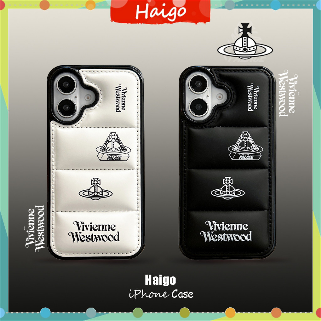 Kasus Ponsel Plastik Keras Jaket Vivienne Westwood cocok untuk iPhone 17 Air 16 16PRO 16PROMAX 15 15