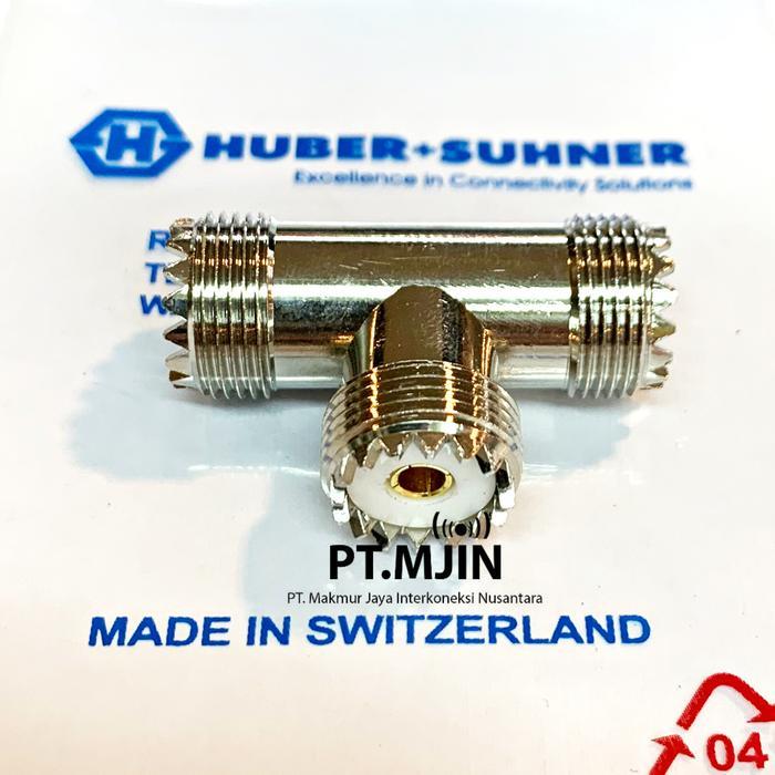 Konektor T PL 3 Female GoldOjn High Quality Hubersuhner NEW....