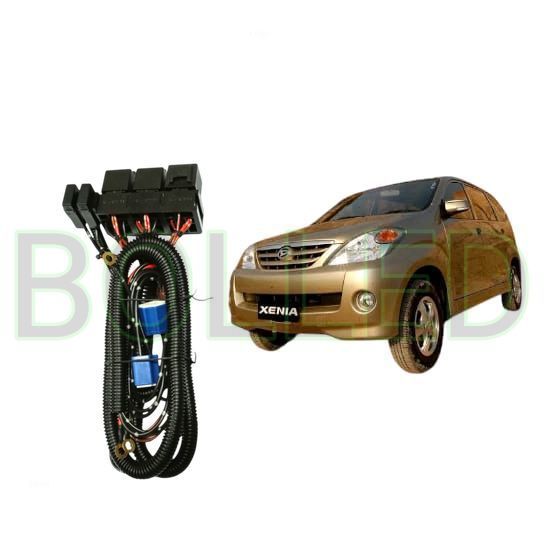 Relay Set Lampu Utama LED H4  Mobil Daihatsu Xenia Gen1 2004 2011 BLD