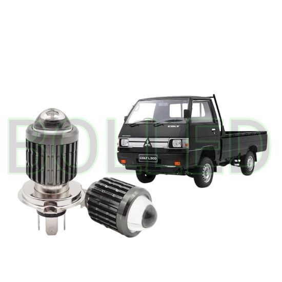 2pcs Lampu Utama LED H4 Laser Putih Mobil Mitsubishi L300 BLD