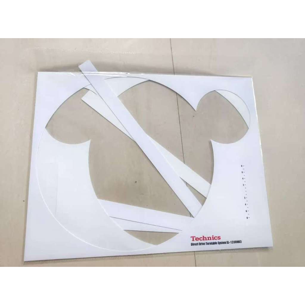 Technics Panasonic DJ vinyl record player SL-1200MK3 MK5 color protective panel, protective sticker