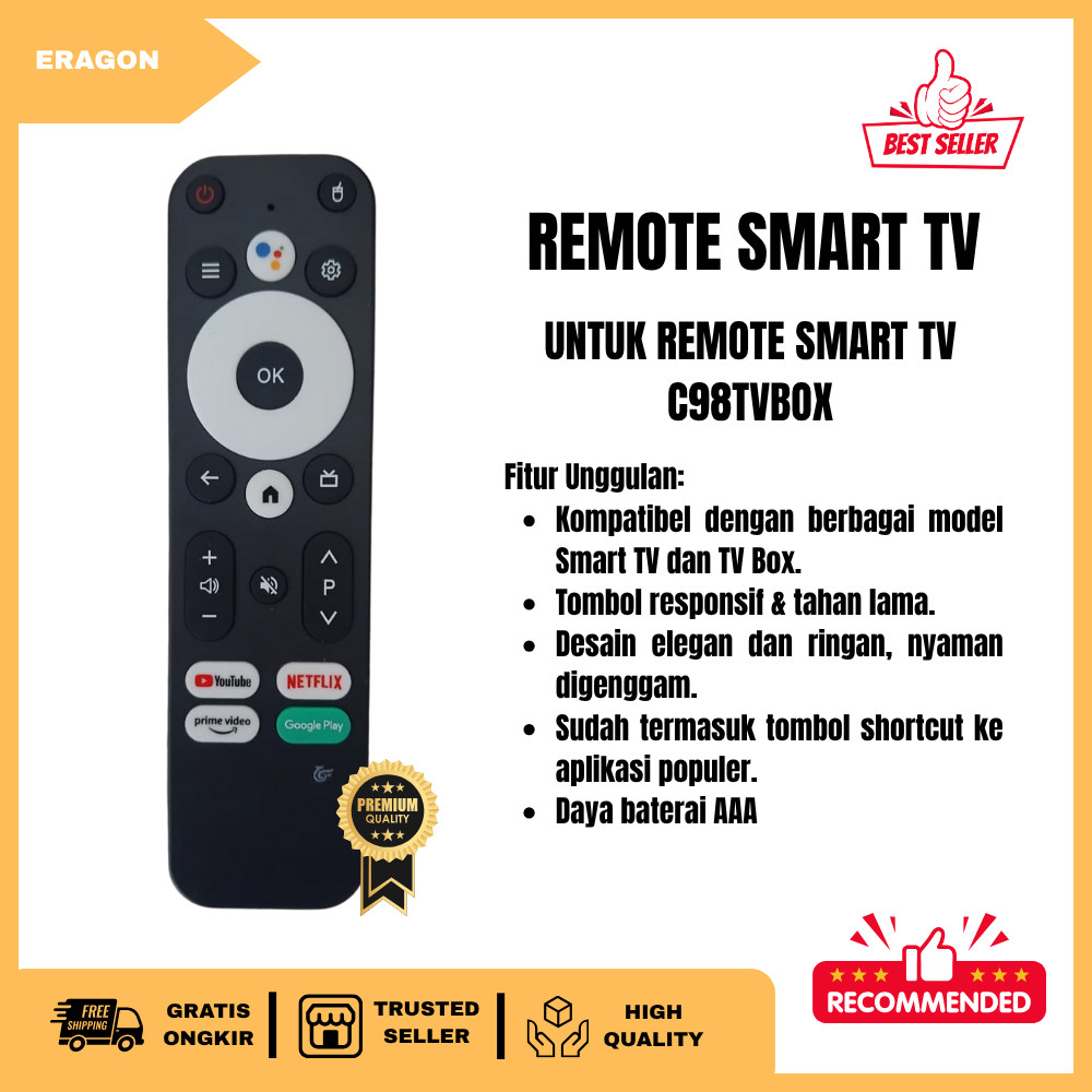 Remot Remote Android TV BOX X96MINI M96MINI TvStick S96