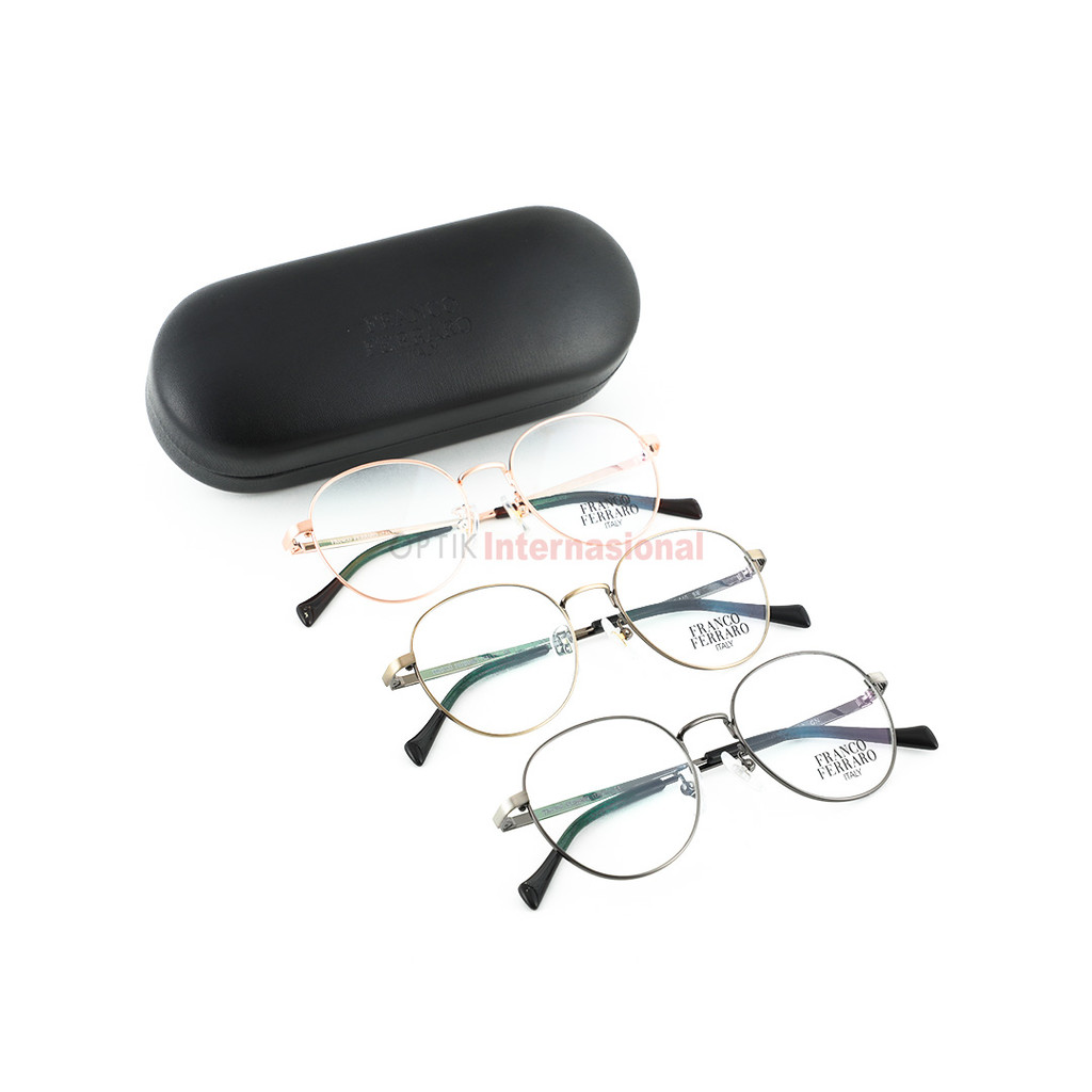 FRANCO FERRARO ITALY FF197 Frame Kacamata Branded Italy Original Unisex