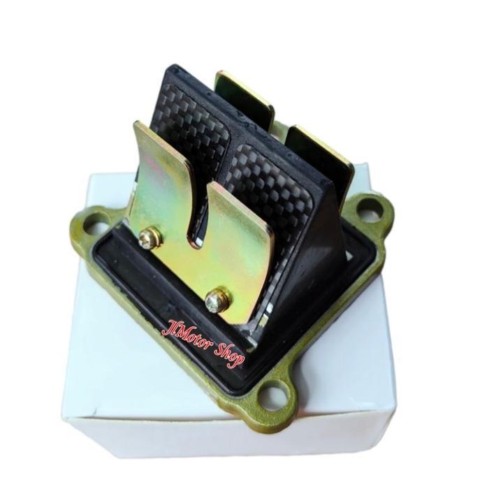 REED VALVE RUMAH DAN LIDAH MEMBRAN CARBON SATRIA 2 TAK SATRIA RU 120 HIU - MEMBRAN VFORCE KARBON CAR