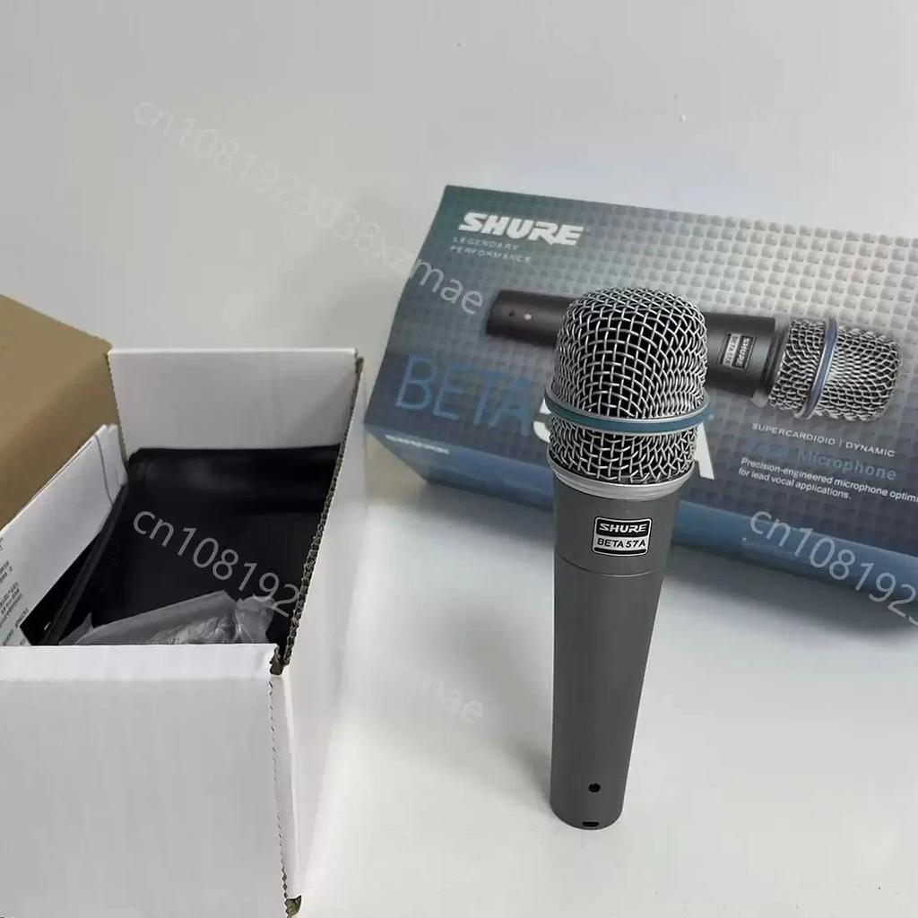 2PCS SHURE BETA 57A Microphone Wired Dynamic Home Amp Stuo Recorng Handheld Mic for Karaoke Bar Stag