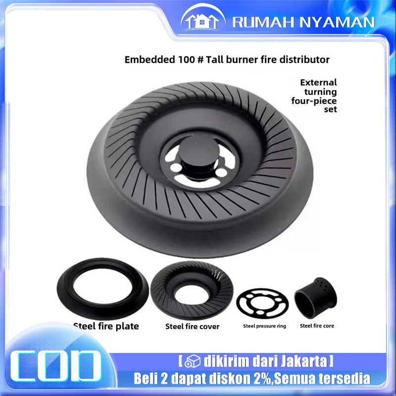 Burner Kompor Gas /Tanam Burner Cup/Spare Part Burner Kompor Gas Kembang Api Ori Kompor Progas Tanam