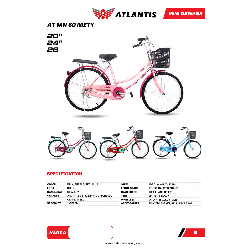 SEPEDA ATLANTIS MINI 20 60 METY