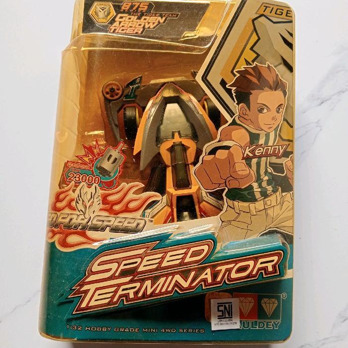 AULDEY MINI 4WD GO FOR SPEED / TAMIYA AULDEY ORIGINAL GFS SERI 875 - GOLDEN ARROW TIGER by Mixmaxtoy