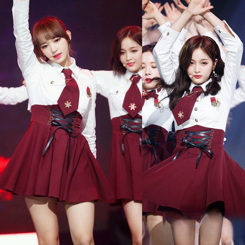 Cosmic Girl JK Uniform Girl Group Student Graduation Class Uniform Cheerleading Cheerleader Performa