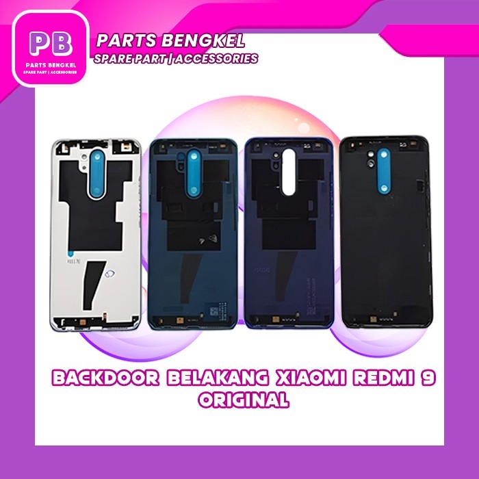 TUTUP BELAKANG BATERAI BACKDOOR /CASING BELAKANG XIAOMI REDMI 9