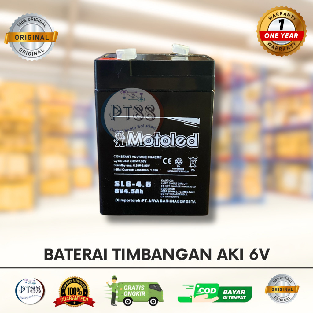 baettery 6volt / aki kering 6volt Original Dan Bergaransi