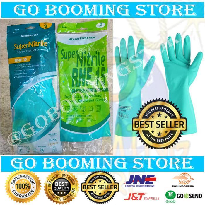 SARUNG TANGAN KARET RUBBEREX SUPER NITRILLE RNF 15/SUPERNITRILLE RNF15