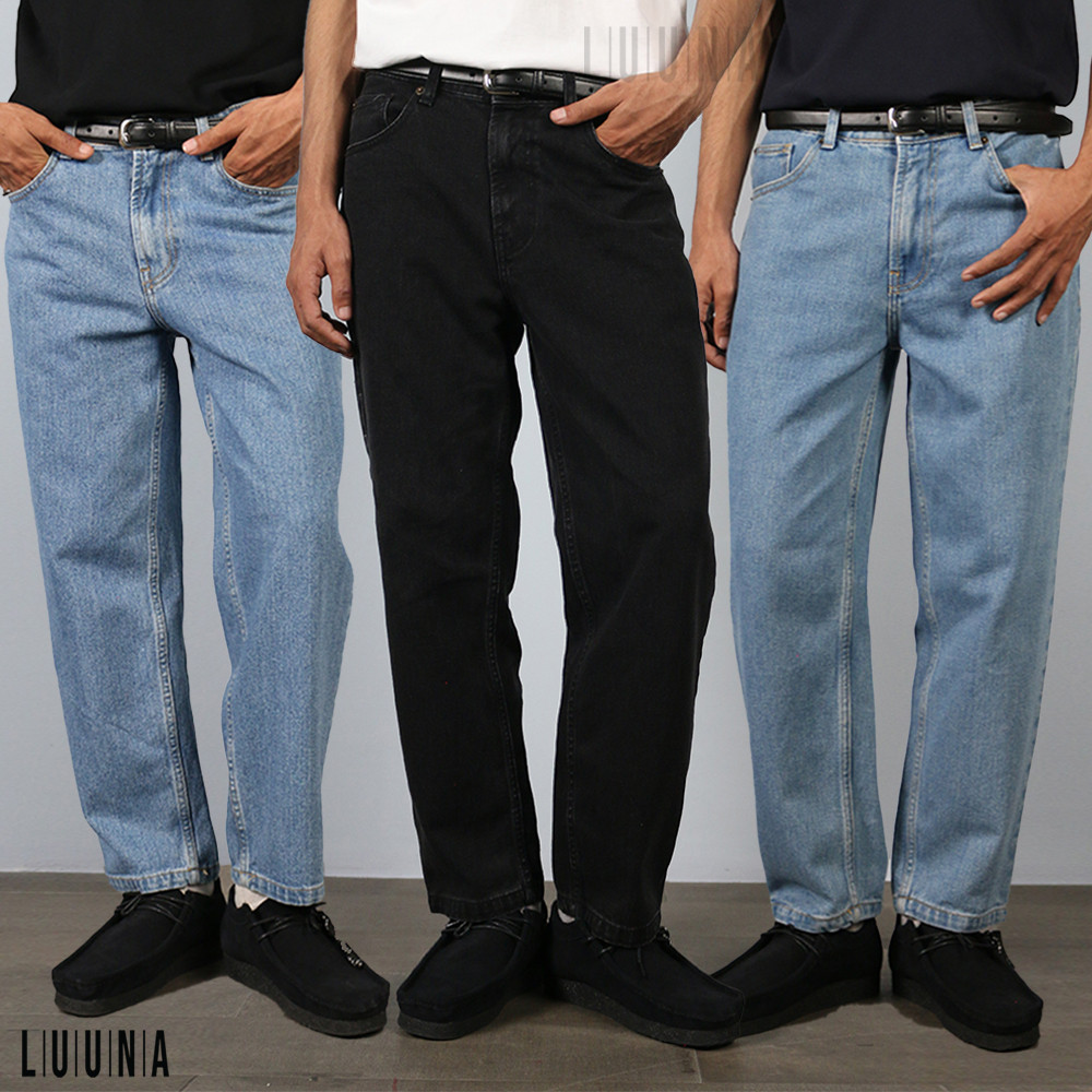 Luunashop Celana Jeans Pria Overthink Ankle Pants Denim