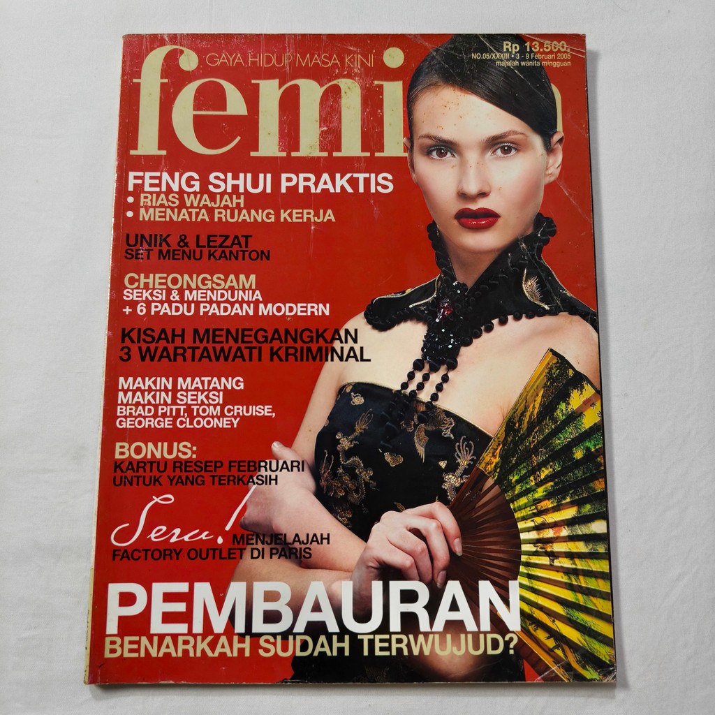 Majalah Femina Cover Albina - Februari 2005