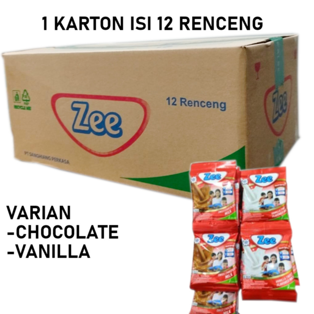 PER KARTON SuSu Zee 1 Renceng 10 Sachet ISI 12 RENCENGG