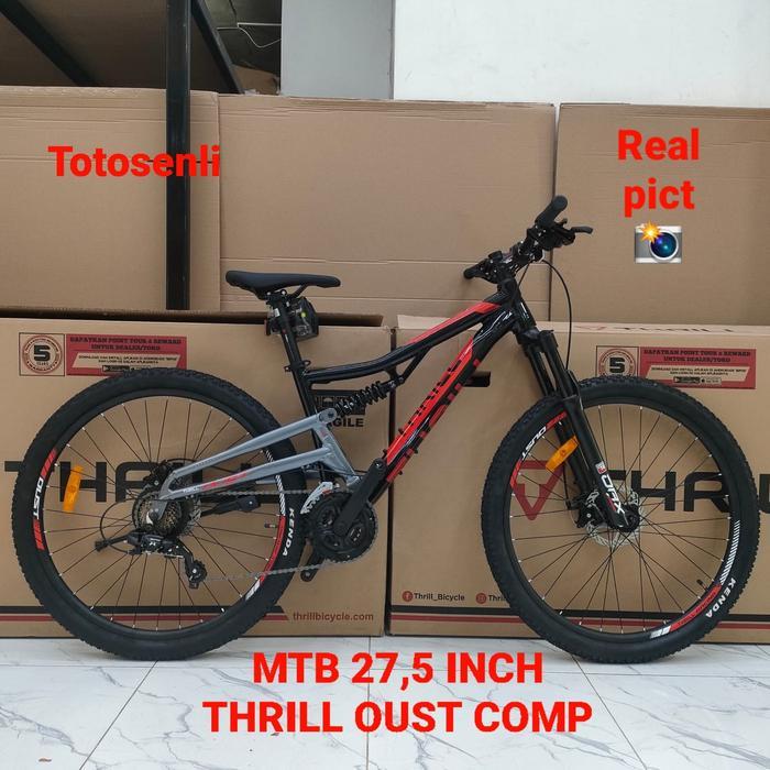 PROMO SPESIAL sepeda gunung terbaru mtb 27,5  thrill oust comp sepeda gunung cocok untuk dewasa - bl