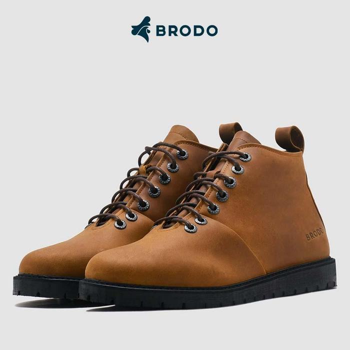 BRODO - Sepatu Signore Boots Vintage Brown - 39