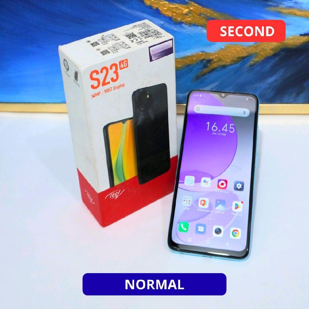 ITEL S23 8/128 GB - HP SECOND ORIGINAL SINAR MUTIARA CELL