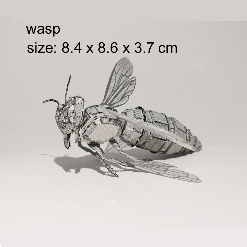 Metal Assembly Model DIY 3D Puzzle Insect Dragonfly Scorpion Mantis Antlers Insect Tarantula Metal P
