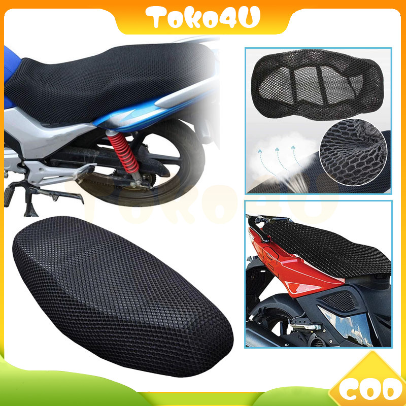 sarung jok / kulit jok motor /antiselip aksesori bantalan sarung jok/sarung jok sepeda motor jaring 