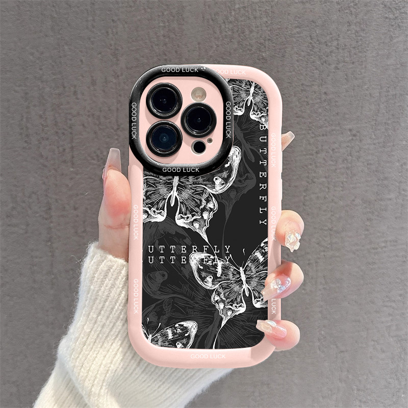 PFK844 kupu kupu untuk case oppo A55 A57 A57E A57S A58 A60 A74 A77 A77S A78 A79 A93 A94 A95 RENO4F 5