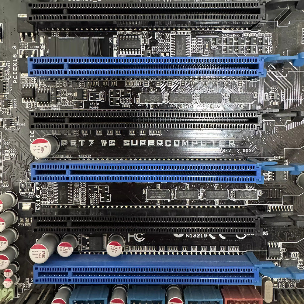 1366pin X58 motherboard with 7 PCIE interfaces P6T7 WS Supercomputer