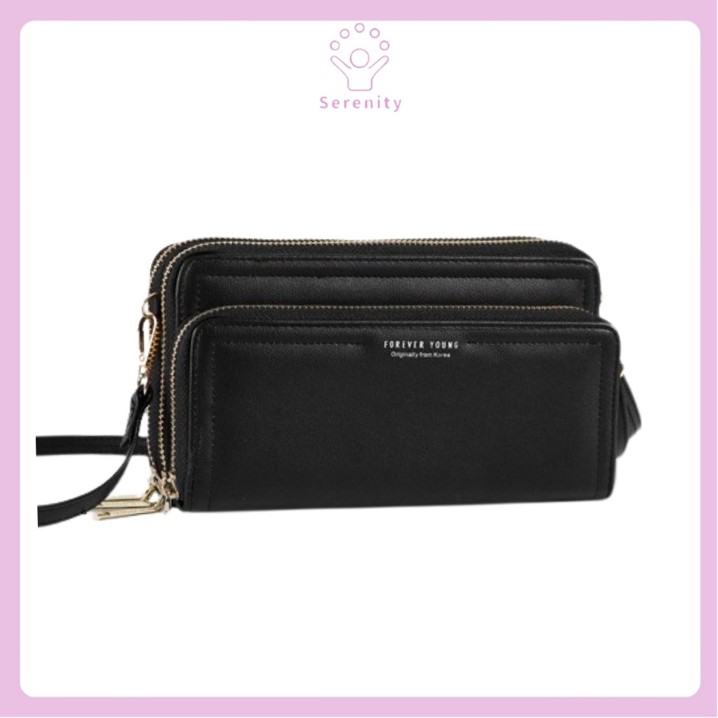 SERENITY (200) Dompet Wanita Remaja / Tas Selempang Multifungsi ORIGINAL FOREVER YOUNG Import Dompet