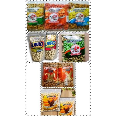 Kacang Garuda ATOM Kacang TELUR. Kacang KORO, SUKRO. snack  original SIAP KIRIM EXPIRED panjang dija