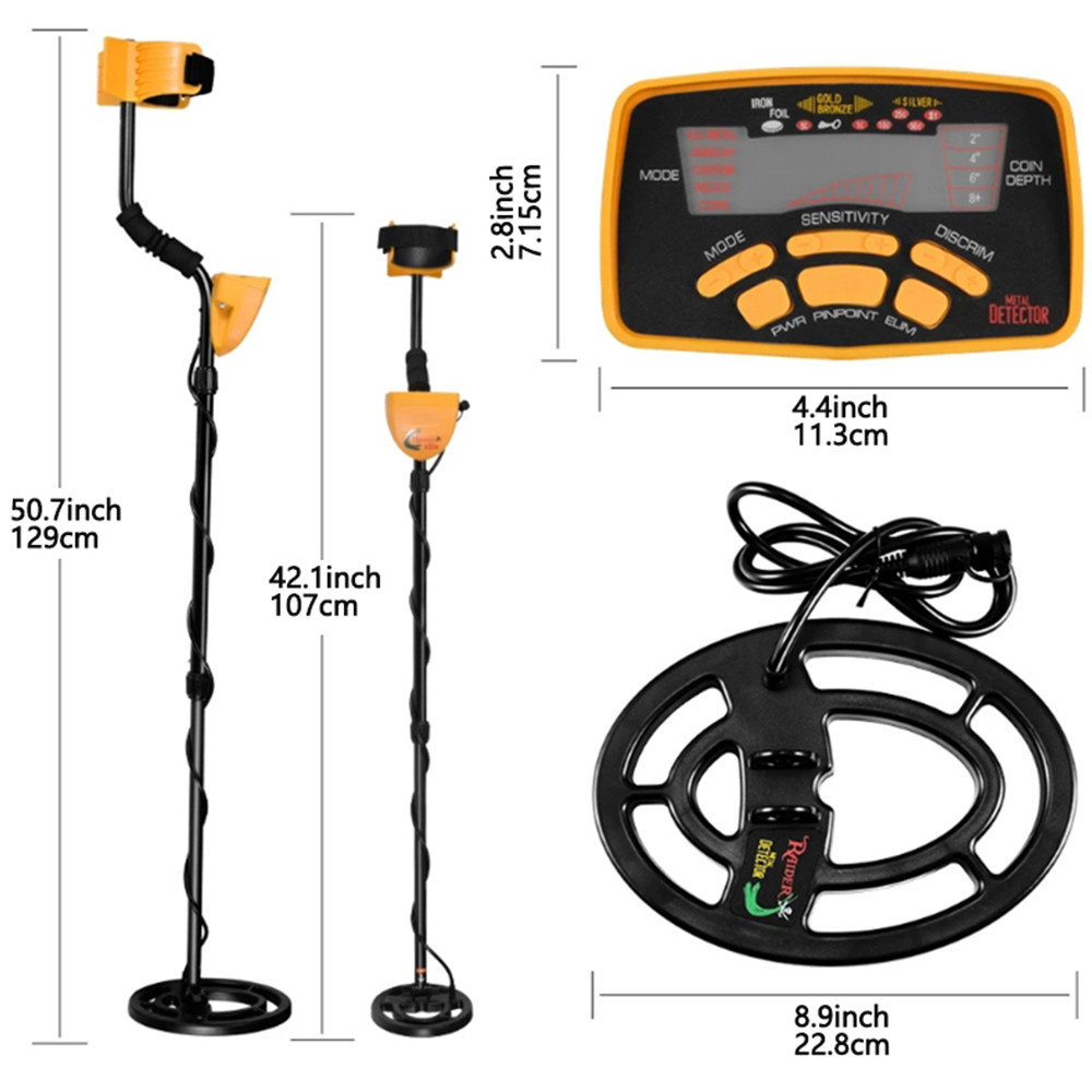 MD6250 Professional Metal detector Underground Metal detector Hunter detects metals with high perfor