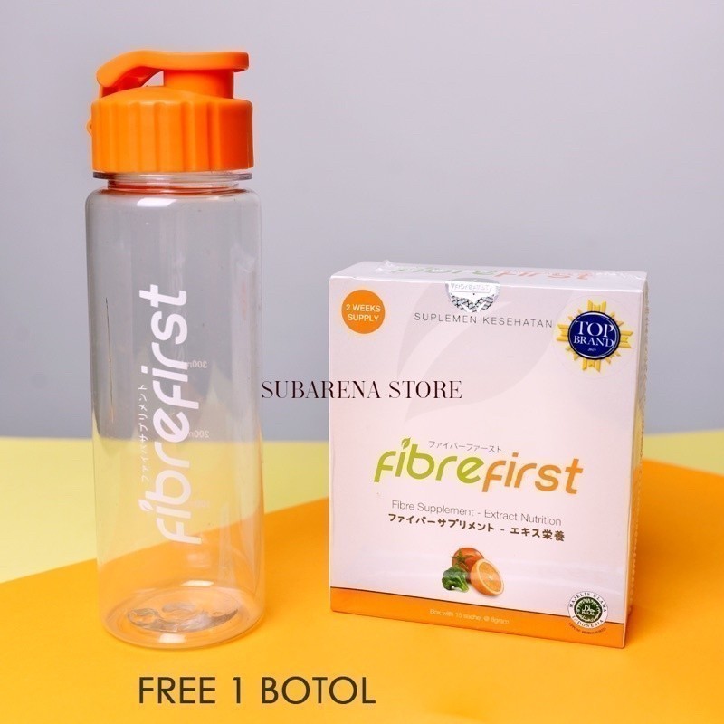 FibreFirst | Minuman Diet | Diet & Detox | Fibre first 15 sachet free Botol