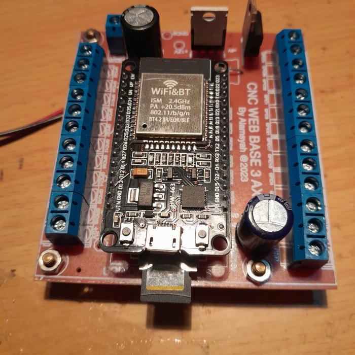 PCB Arduino CNC ESP32 Wireless CNC GRBL Machine Web base Micro SD BEST