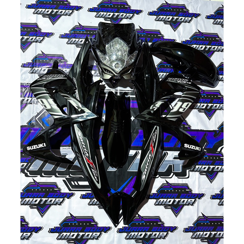 FULL BODY HALUS SATRIA FU BARONG HITAM PLUS STRIPING. Terlaris
