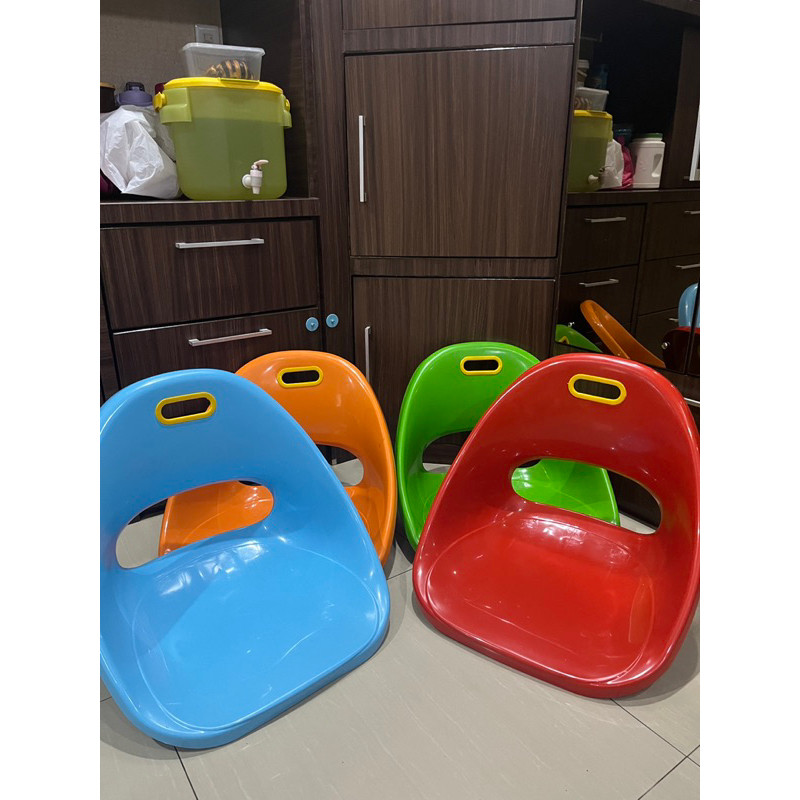 TESSHOP Kursi Sandaran Lesehan Plastik Tebal untuk pengajian nonton tv meditasi murah nyaman duduk l