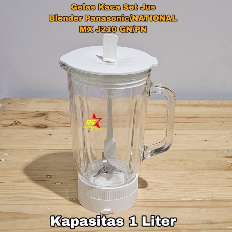 Set KACA Gelas Jus Blender Panasonic MX J210 PN Tabung Jar BELING NATIONAL J 210 GN MX-J210PN