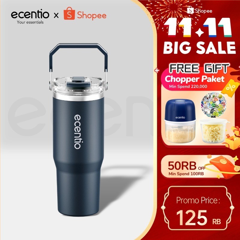 SWN -  tumbler Stainless 900ml Portable Thermos Botol minum besar tas tumbler tahan panas dingin 24 