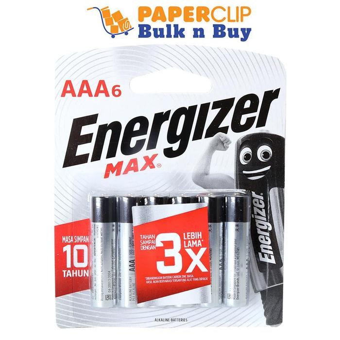 BATTERY ENERGIZER E92-BP6 AAA