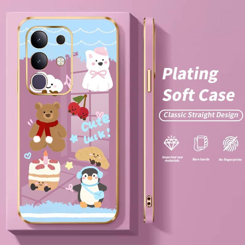 Case vivo T4X S1 Prime Pro S10e S12 S16 S16e S17 S17t S18 T1 5G T1x 4G T2 T3 U10 U3 U20 X9 X9s X21s 