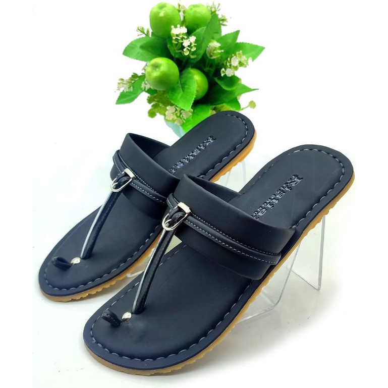 Sandal Tasik Kulit Pria Jepit Tarumpah Dewasa Sandal Nonslip Murah Berkualitas sendal pria kulit