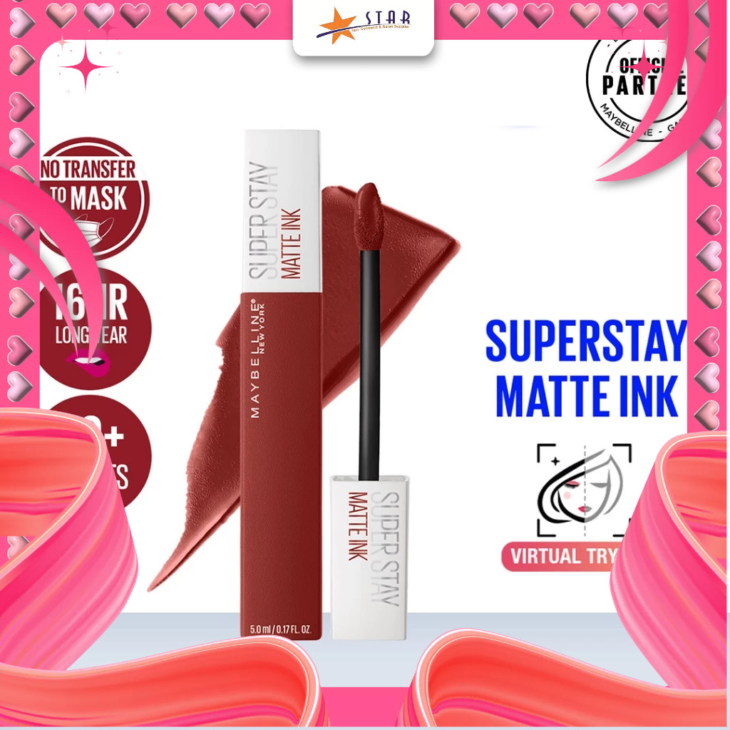 * STAR * Maybelline Lipstik Superstay Matte Ink / Lip Cream/Lip Cream Tahan Lama