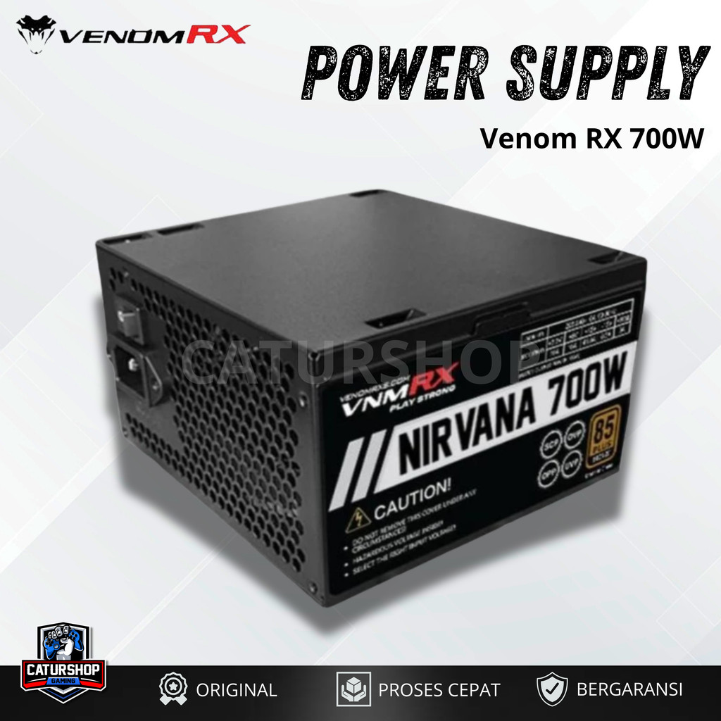 Power Supply VENOMRX NIRVANA 700W All flat cable / PSU / VenomRx / Psu 700w + Bronze
