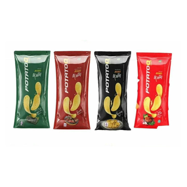 POTATO Q CHIPS / SNACK / 1 PACK ISI 10 PCS